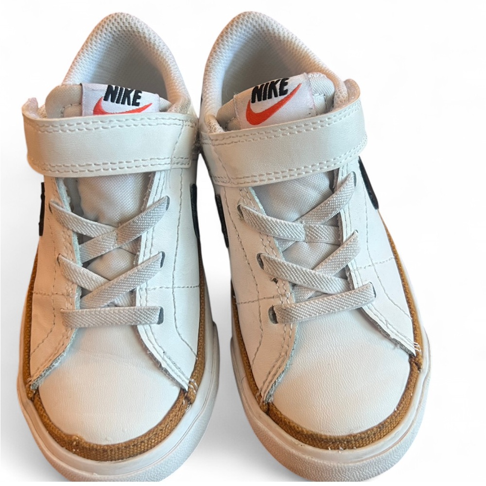 Nike Court Legacy Sneaker - Kids' 9C - White/Black - Picture 2 of 5